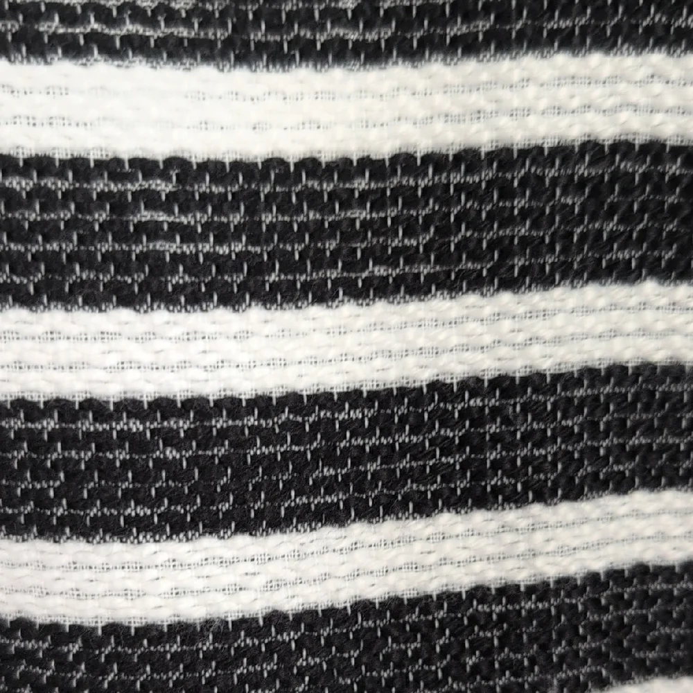 Maurices Black and White Striped Knit Jacket - Picture 5 of 9